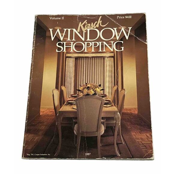 Kirsch Window Shopping Volume II 1987 Draperies Curtains Blinds Pleated Shade - Picture 1 of 10